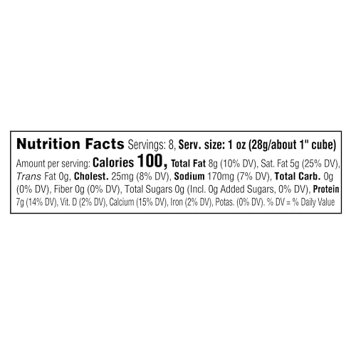 Amazon Grocery, Monterey Jack Cheese, 8 Oz (Previously Happy Belly, Packaging May Vary)