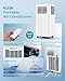 EUHOMY Portable Air Conditioners 8,000 Btu, 3 in 1 Portable Cooling AC with Dehumidifier, Fan, Sleep Modes, AC Unit with Remote Control & 24H Timer for Bedroom, Rooms, Apartments up to 350 Sq.Ft.
