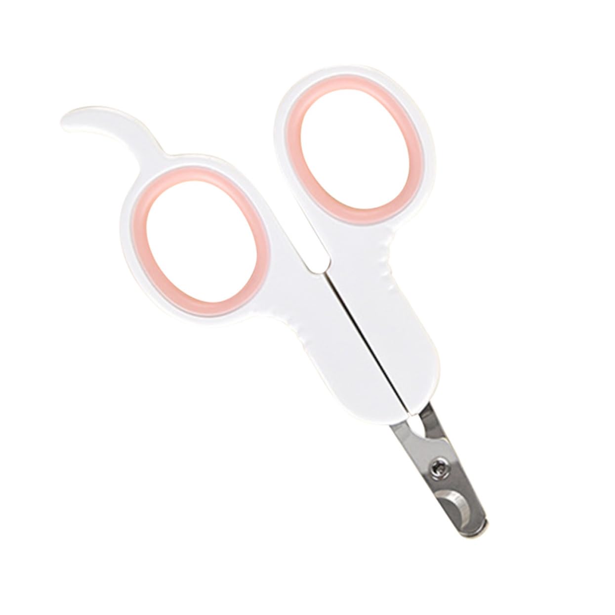 POPETPOP Portable Ergonomic Pet Nail Clipper for Cats and Dogs Safe Household Nail Trimmer for Breeds Pet Grooming Accessory