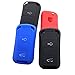 Produktbild MISDH Klappbarer Flip-Schlüsselanhänger Silikon-Autoschlüsselabdeckung für Porsche Cayenne GTS 2009 2010, 2 Tasten Schlüssel-Autozubehör