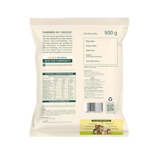 Image of Two Brothers India Farms Ragi Poha 500 g | Supports Sustained Energy | Source of Dietary Fiber