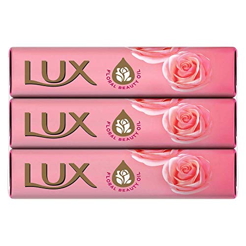 LUX-Rose-Vitamin-E-Soap-Bathing-Soap-With-Floral-Fragrance-Soft-Moisturized-And-Glowing-Skin-100-g-Pack-of-3 LUX Rose & Vitamin E Soap, Bathing Soap With Floral Fragrance, Soft, Moisturized And Glowing Skin, 100 g (Pack of 3)