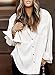 IN'VOLAND Women Plus Size Corduroy Button Down Shirts Long Sleeve Oversized Blouse Casual Collared Beige Jacket Shacket 24W