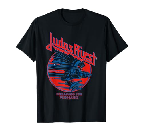 Judas Priest - Screaming For Vengeance Blue Eagle Camiseta