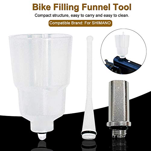 ZSooner Trichter für Scheibenbremse, Fahrradöltrichter, Öltrichter für Mountainbike, für Shimano