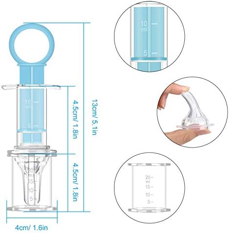 Baby Medicine Dispenser Infant Feeding Device Liquid Medicine Syringe for Feeding Drugs Water Milk Juice Vitamins 3pcs