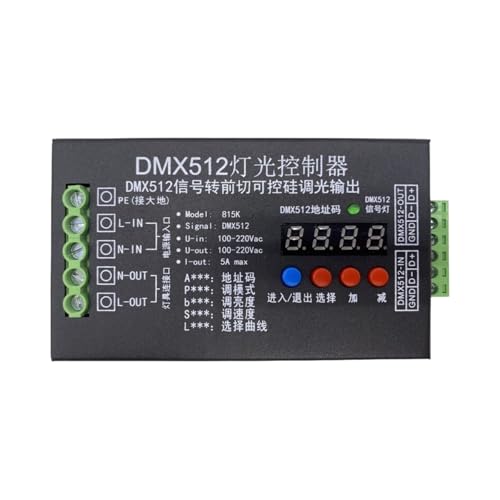 Contrôleur DMX512 YH815K résout les scintillements des lampes à gradation thyristor