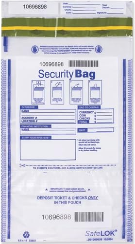 Vertical Twin Deposit Bag 9 x 15 (100 bags)