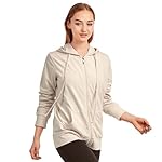 Sofra Women's Thin Cotton Zip Up Hoodie Jacket - Image 2