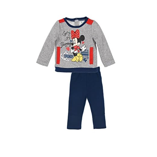 Disney Conjunto Jogging para bebé Azul/Gris 12 Meses