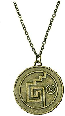 Amoyer Skull Pirate Coin Necklace Pendant for Men and Women