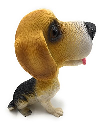 Image of 24x7 eMall Dog Bobblehead Resin for Cars ~ Desks ~ Study ~ Office ~ Dashboard Decors Size - 4 INCHES (Beagle)