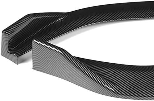 3PCS Front Bumper Lip Kit fit for compatible with 2013-2015 Nissan Sentra, STP-Style Splitter Trim Protection Spoiler, Air-Dam-Chin-Diffuser (Carbon Fiber Look Style)