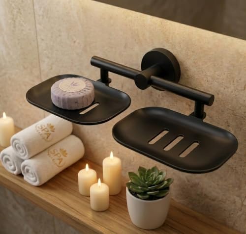 Image of iSTAR Stainless Steel 304 Grade Bathroom Soap Holder /Soap Stand /Soap Dish for Bathroom /Bathroom Accessories Multicolor