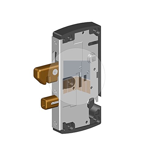 PORTAC Serrure en applique réversible à pêne levant à crochet avec ou sans butée anti-soulèvement - Butée antisoulèvement avec