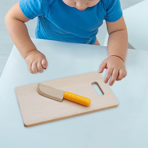 Set Cuchillo y Tabla Niños 2 Piezas Madera miniatura 2