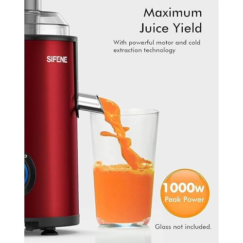 SIFENE 800W Compact Centrifugal Juicer for Whole Produce, 3.2" Wide Chute by SIFENE - Used condition - Image 5