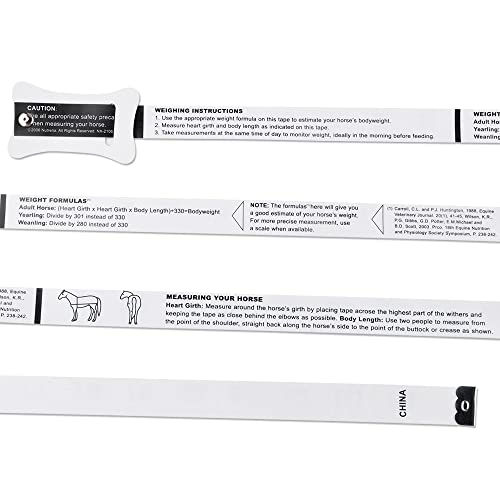 Cinta de Medir PVC para Caballos y Ponis 84 in Blanca miniatura 5