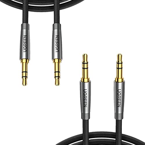 UGREEN Cable de audio 3.5mm trenzado de nylon 3ft miniatura 1