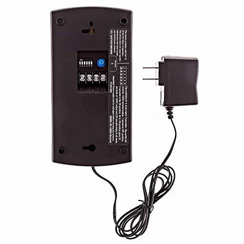 Business Door Entry Chime with Flashing Strobe | Easy to Install Long Range Motion Sensor & Loud Doorbell Receiver with Adjustable Volume | Ideal Entrance Alert for All Door Types & Businesses - Thumbnail 7