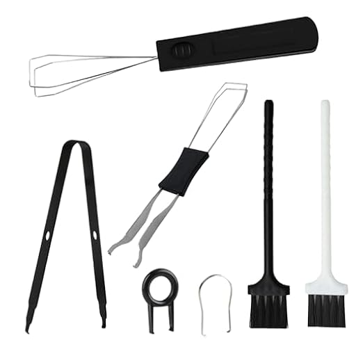 Extractor de Teclas Kit,7 pcs Keycap Puller Acero Inoxidable Herramientas Profesionales para Extraer Teclas e Interruptores | Kit de Cepillo y Pinzas de Limpieza para Teclados Mecánicos | Ya disponible en tu tienda friki favorita! En mundofriki.es! Extractor de Teclas Kit,7 pcs Keycap Puller Acero Inoxidable Herramientas Profesionales para Extraer Teclas e Interruptores | Kit de Cepillo y Pinzas de Limpieza para Teclados Mecánicos | Ya disponible en tu tienda friki favorita! En mundofriki.es!