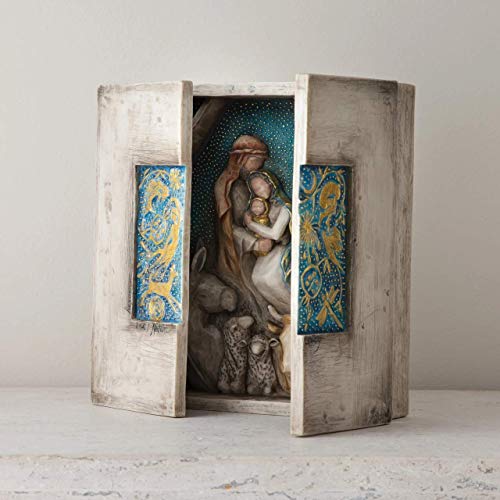 Triptyque Willow Tree 27370 figurine crèche Nativité 21,5 cm objet déco intérieur Noël
