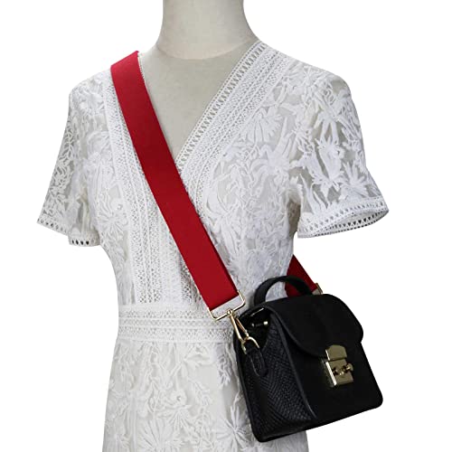Image of Allzedream Thick Purse Strap Wide Adjustable Replacement Crossbody Bag Handbag
