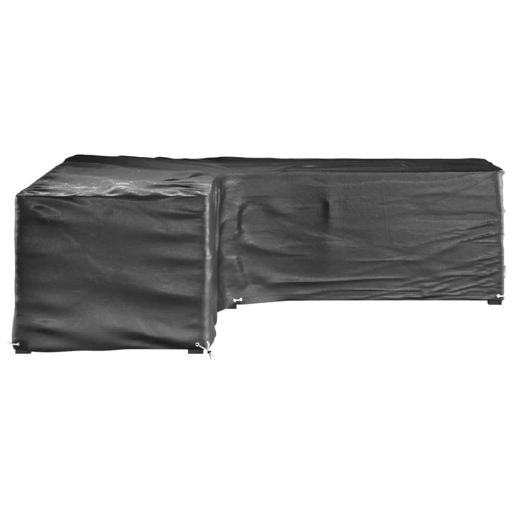 vidaXL Gartenmöbel-Abdeckungen in L-Form 2 STK. 16 Ösen 285x285x70 cm