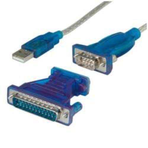 Nilox NX080500103 adaptateur et connecteur de câbles USB 1.1 A DB9/DB25 Bleu - Adaptateurs et connecteurs de câbles (USB 1.1 A, DB9/DB25, Male connector/Male connector, Bleu)