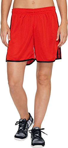 adidas Women's Training On Court Mesh Shorts, Core Red/Power Red, Medium