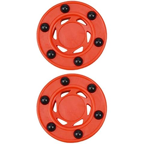 WINOMO 2 Stück Rollhockeyspiel Puck Training Puck Street Hockey Ball Schläger Handling Training Street Hockey Puck zum Üben Cover