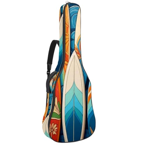 Sac à dos guitare 109 cm imperméable pour sessions plage