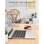 Trueque Wireless Mouse for Laptop, 2.4GHz Ergonomic Computer Mouse with Back & Forward Buttons, 3 Levels Tracking Speed, 6 Buttons, Optical USB Cordless Mice for Windows Chromebook MacBook PC (Gray) - Image 5