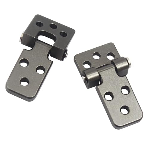 2Pcs Simulation Hood Hinge CNC Metal DIY for 1/10 Traxxas Axial RC Crawler Car