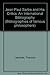 Produktbild Jean-Paul Sartre and His Critics: An International Bibliography