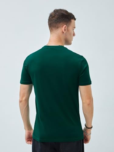 Image of Bewakoof Men's Solid Regular Fit T-Shirt