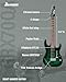 Ibanez GRX70QA RG Gio Electric Guitar - Transparent Emerald Burst Bundle with Amplifer, Gig Bag, Tuner, Instrument Cable, Picks, Austin Bazaar Instructional DVD, and Polishing Cloth