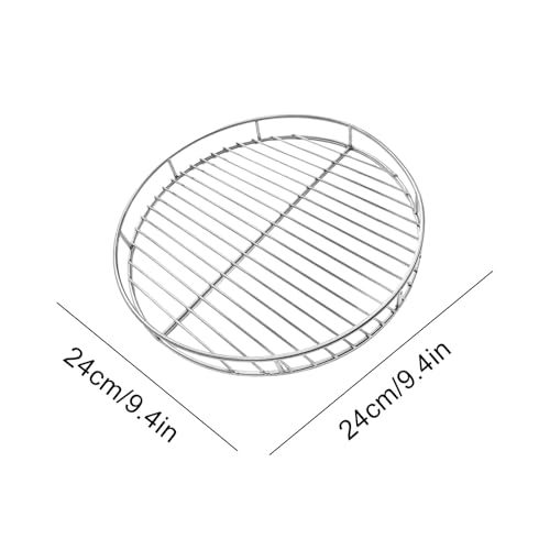 Estante de 24 cm para evitar caídas de comida en el carbón 3