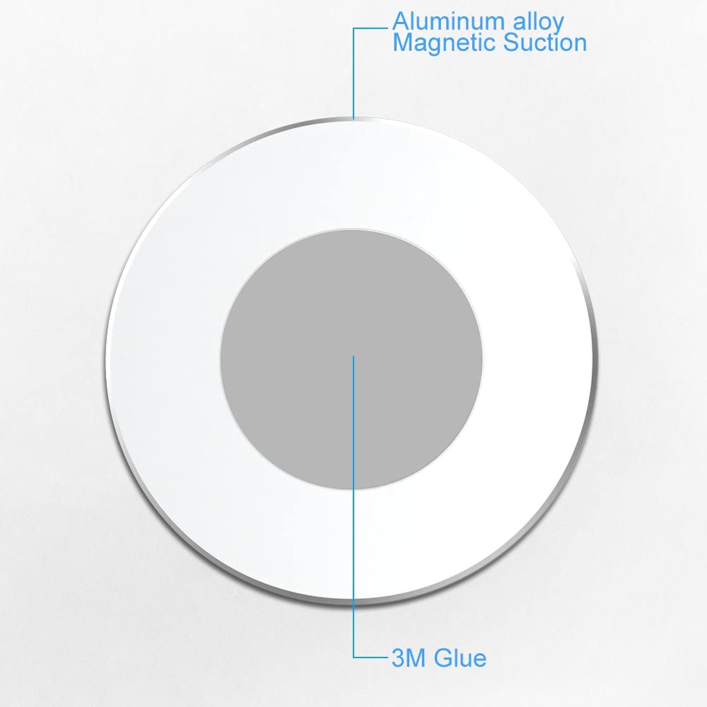 Magnetico appiccicoso Parete Montare per Auto iPhone Magsafe, Supporto da Parete Culla Titolare, supporto per iPhone 16/15/14/13/12, pro, Mini, Pro Max, confezione da 2, con adesivi Command Strip