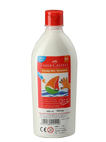 FABER-CASTELL Tempera Fun Paints White 144512 0.5 Liters