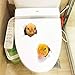 Produktbild Wandaufkleber Wandsticker,XshuaiRTE Mobile Kreativwand Mit Dekorativer Wandfensterdekorationy1760 Neue 3D Kleine Ente Hühnerkopf Kreative Personalisierte Toilette Toilettenschrank Aufkleber