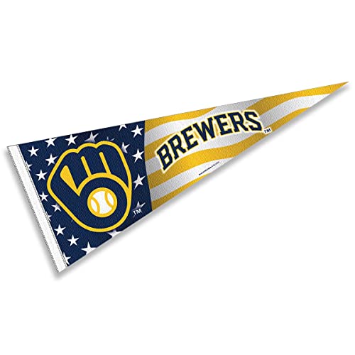 Drapeau Brewers WinCraft aux couleurs de la Nation avec motifs étoiles et rayures
