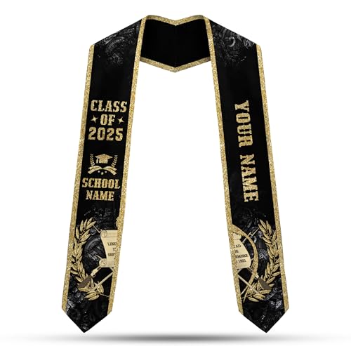 MonkeyVan Custom Guatemalan Graduation Sash Custom Guatemalan American Flag Graduation Sash 2025 Guatemala Graduation Stole Guatemala5