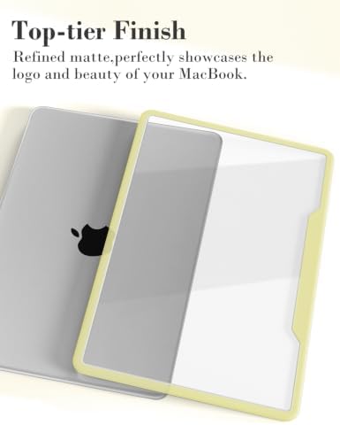 iCasso MacBook Neo Case 13 inch with A18 Pro Chip 2026 A3404 Citrus Yellow
