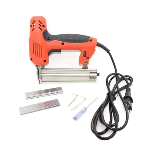 KKKMart The New 422J/F30 2 in 1 Electric Nail Stapler Gun for Home Improvement and Woodworking for DIY Projects, Upholster and Woodworking(Gun and Toolbox)