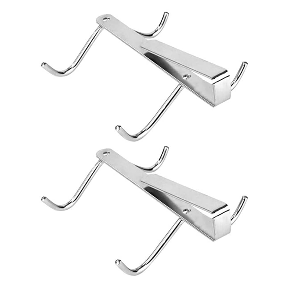 CTRLZS Cup Hanger Coffee Mug Hooks Under Cabinet Cup Hooks Coffee Cup Hooks Cup Hanging Storage Shelf Under Nail-Free Shelf 2PCS
