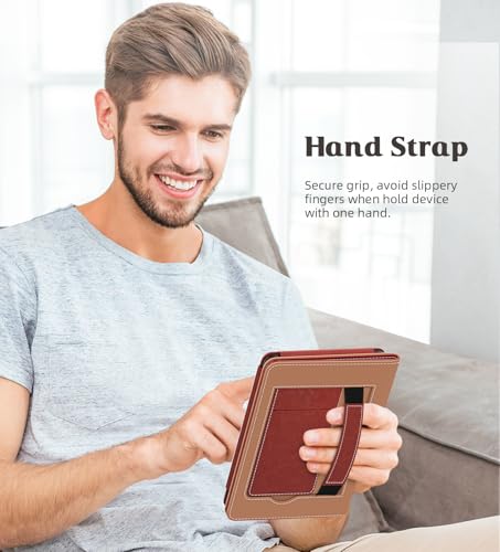 Image of MoKo Case for All-New 6 inch Kindle(11th Generation, 2024 /2022 Release) /(10th Gen,2019) /Kindle(8th Gen, 2016), Ultra Lightweight PU Shell Cover with Auto Wake /Sleep for Kindle 2024, Vintage Twill