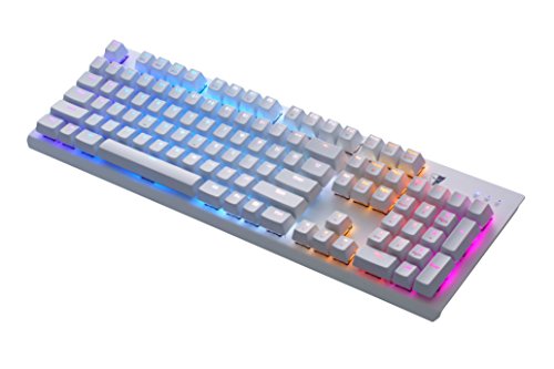 Gram Se Spectrum G11Uxl Blue Optical Switch Single Individual Per Key Full Color Rgb Led Backlit Illuminated Mechanical White Gaming Spill Resistant Keyboard Ts-G11Uxl W (Bl) #TOP4