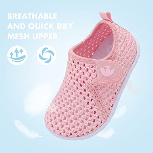 Image of FEETCITY Baby Boys Girls Water Sport Shoes Barefoot Kids Aqua Socks Quick-Dry Beach Swim Pool Shoes