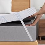 Sleremind Mattress Topper Double Bed, Memory Foam Double Mattress Topper 10cm with Machine Washable Cover,Pressure Relief & Breathable,135 * 190 * 10cm